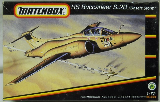 Matchbox 1/72 HS Buccaneer S2B Desert Storm - 'Miss Jolly Roger', 40142 plastic model kit